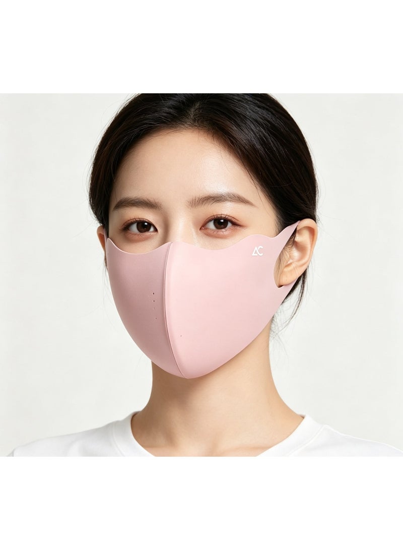 Kiffiyeh Women’s Face Sun Mask (UV Protection), High-Beauty Face Kini for Cycling, Breathable Ice Silk Anti-Sun Face Mask - Image 2