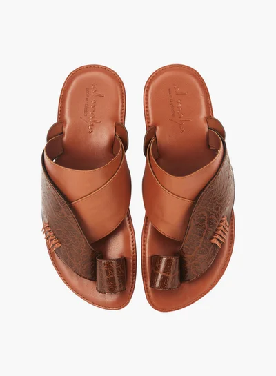 Al Waha Men's Arabic Sandals with Toe Loop - Ramadan Collection