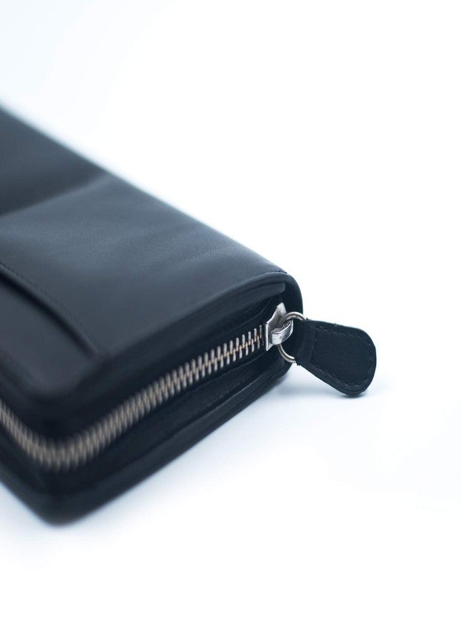 BROWN BEAR Black Leather Women's RFID Blocking Wallet (ALIA 04) - Image 4