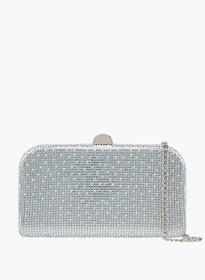 فلورا بيلا من شو إكسبرس Women Studded Clutch with Chain Strap and Flap Closure