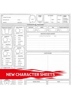 Dungeons & Dragons Rpg: Character Sheets (2024)  - Image 5