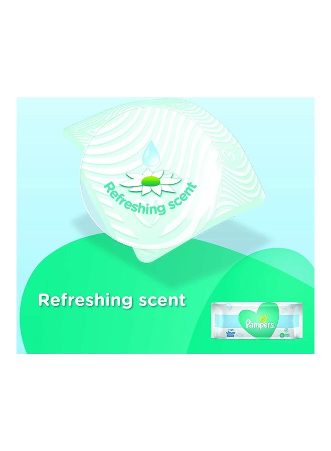 Pampers Fresh Clean Baby Wipes, 48 Packs x 8 Wipes, 384 Count - Image 4