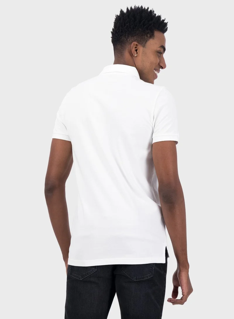 امريكان ايجل تيشيرت بولو سليم فت