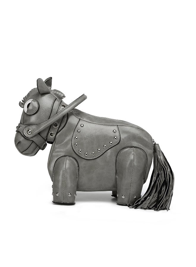 Ciara Sweet and cool, hot girl style, personalized and creative, pony-shaped bag, messenger bag, niche design - Image 2
