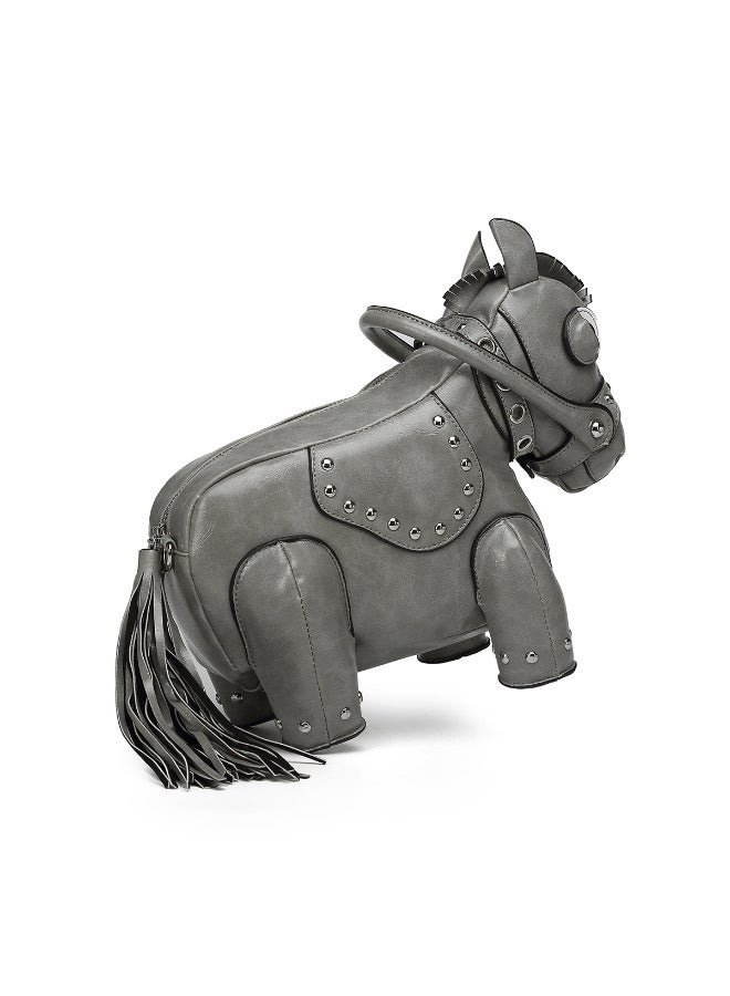 Ciara Sweet and cool, hot girl style, personalized and creative, pony-shaped bag, messenger bag, niche design - Image 1