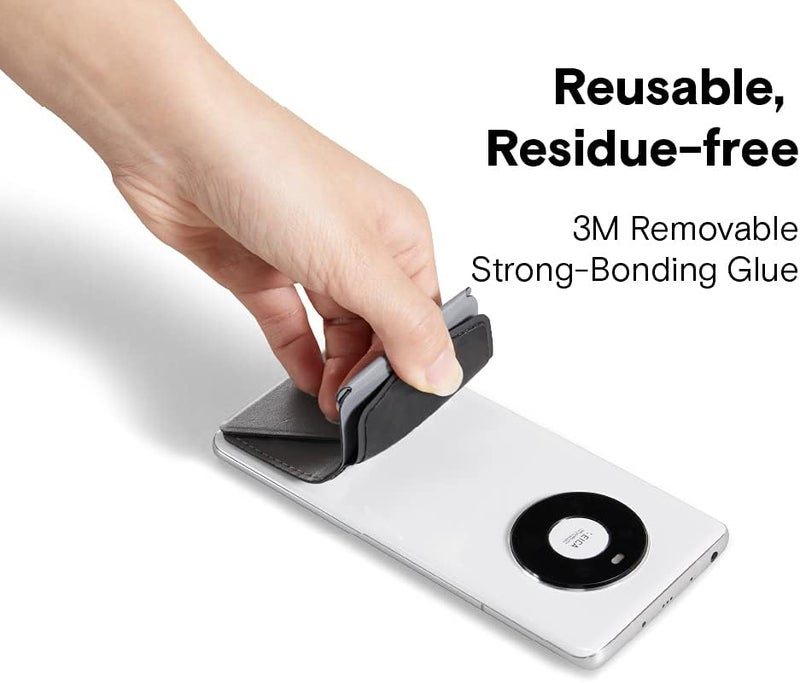 MOFT Cell Phone Stand with 2 Viewing Angles for Andriod, iPhone and All Smartphones, Repositionable, Residue-Free 3-in-1 Adhesive Wallet Stand - Image 5