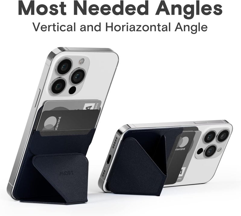 MOFT Cell Phone Stand with 2 Viewing Angles for Andriod, iPhone and All Smartphones, Repositionable, Residue-Free 3-in-1 Adhesive Wallet Stand - Image 2