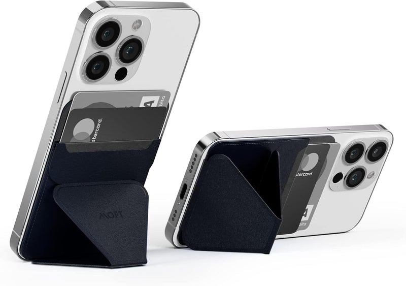MOFT Cell Phone Stand with 2 Viewing Angles for Andriod, iPhone and All Smartphones, Repositionable, Residue-Free 3-in-1 Adhesive Wallet Stand - Image 1