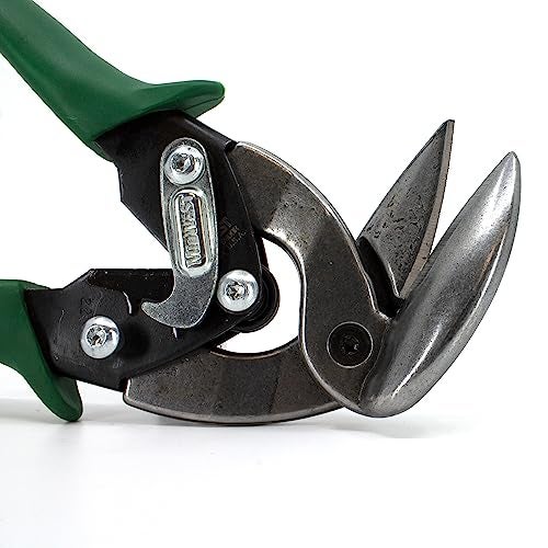 Midwest Snips MIDWEST Aviation Snip - Right Cut Upright Tin Cutting Shears with Forged Blade & KUSH'N-POWER Comfort Grips - MWT-6900R - Image 3