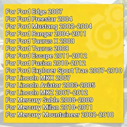 FANHAY PCV Valve Assembly for Ford Edge Escape Explorer Freestar Fusion Mustang Ranger Taurus, Lincoln Aviator MKX, Mercury Milan Mountaineer Sable - Replaces OEM 2C5E6A666AA, 2C5Z6A666AA, 93227VMFN - Image 3