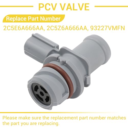 FANHAY PCV Valve Assembly for Ford Edge Escape Explorer Freestar Fusion Mustang Ranger Taurus, Lincoln Aviator MKX, Mercury Milan Mountaineer Sable - Replaces OEM 2C5E6A666AA, 2C5Z6A666AA, 93227VMFN - Image 4