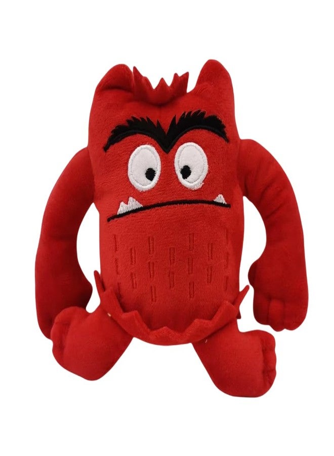 TechMax Solution Red Anger Monster Plush Toy - Soft Sensory Stuffed Animal for Frustration and Big Feelings Recognition - Image 1