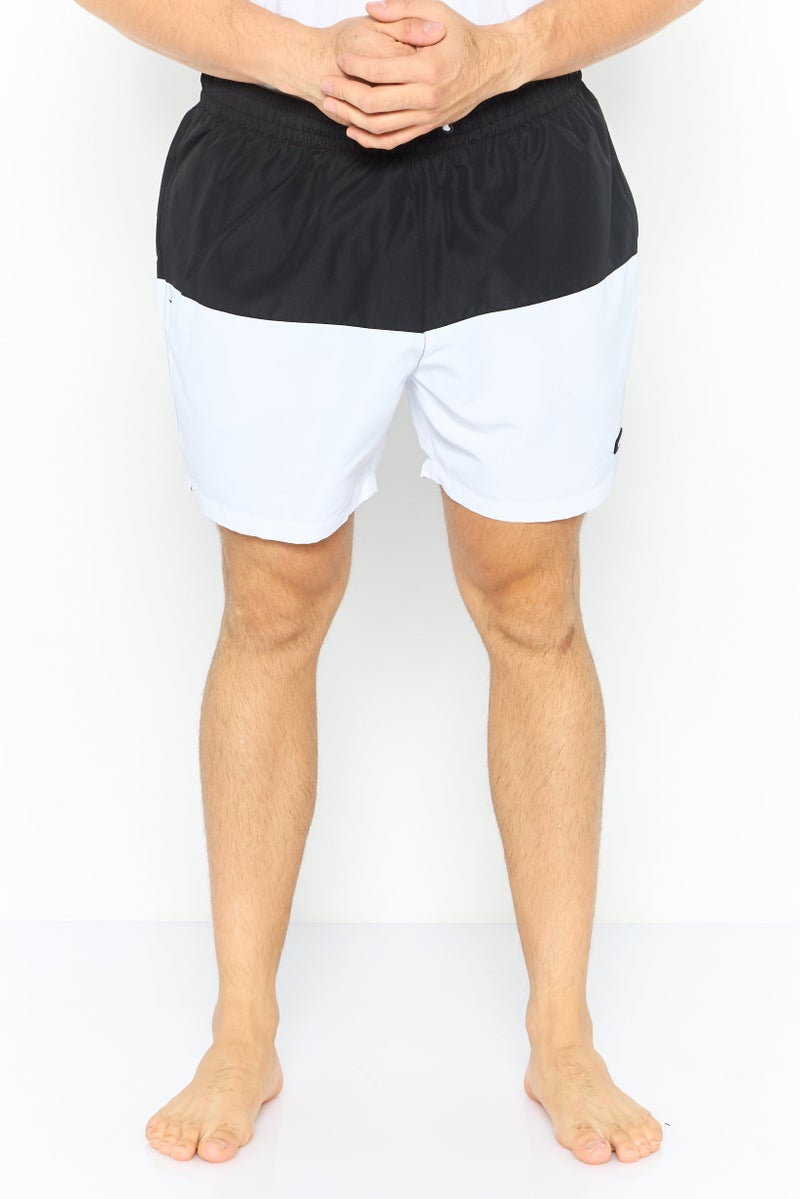 DKNY Men Brand Logo Board Shorts, Black - Image 1