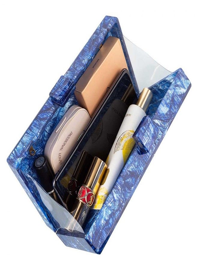 Gets Acrylic Clutch Purses for Women with Marbling Purses and Handbags Elegant Banquet Evening Crossbody Bag - Image 2