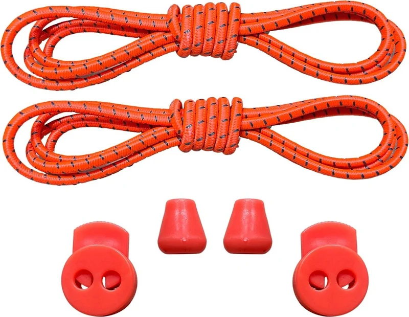 نيستور Round, Smart, Lock, Snap-on, Elastic Boots, Sneaker Laces, 100 Cm, 1 Pair