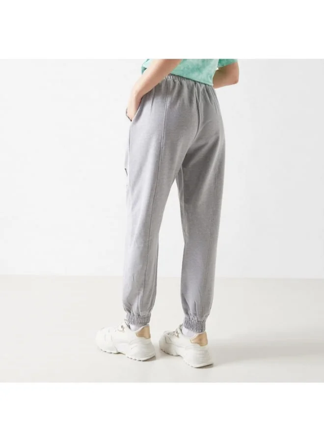 SP Characters Garfield Print Joggers with Elasticated Waistband and Pockets