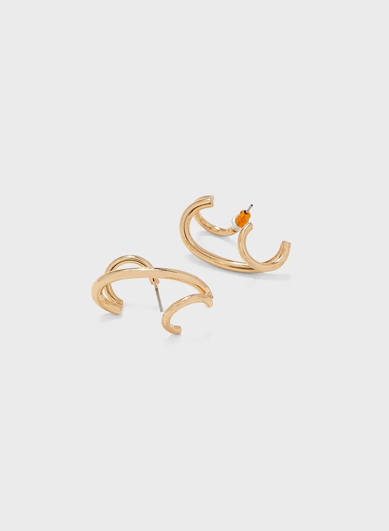 Ginger Twisted Stud Earrings
