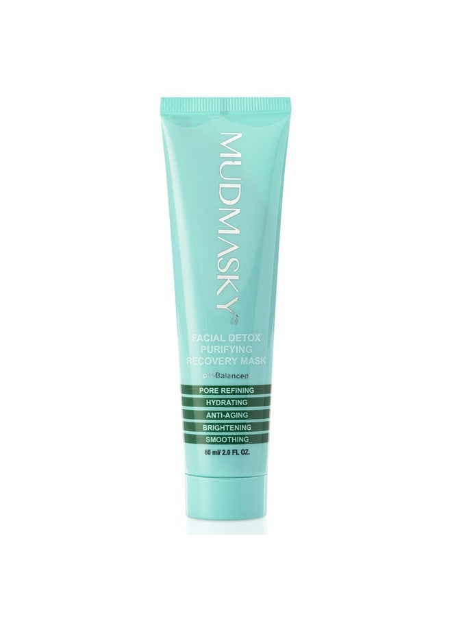 MUDMASKY Facial Detox Purifying Recovery Mud Mask 60Ml / 2.0 Fl. Oz. Full Size Reduces Pores In Under 12 Minutes Reduces Acne And Pimples Within 20 Days. Over 200000+ Reviews On Ipsy - Image 1