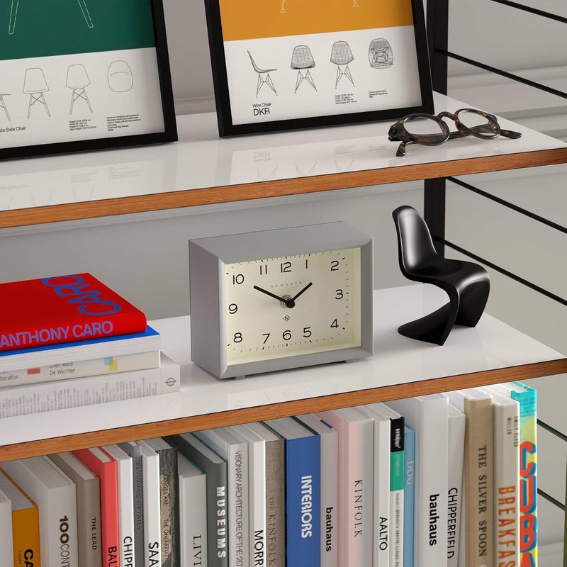 NEWGATE ® Henry Desk Clock | Contemporary Rectangular Design | Posh Gray | Easy to Read nunbers | Modern Style for Desk, Table top, Shelf or Bedside - Image 5