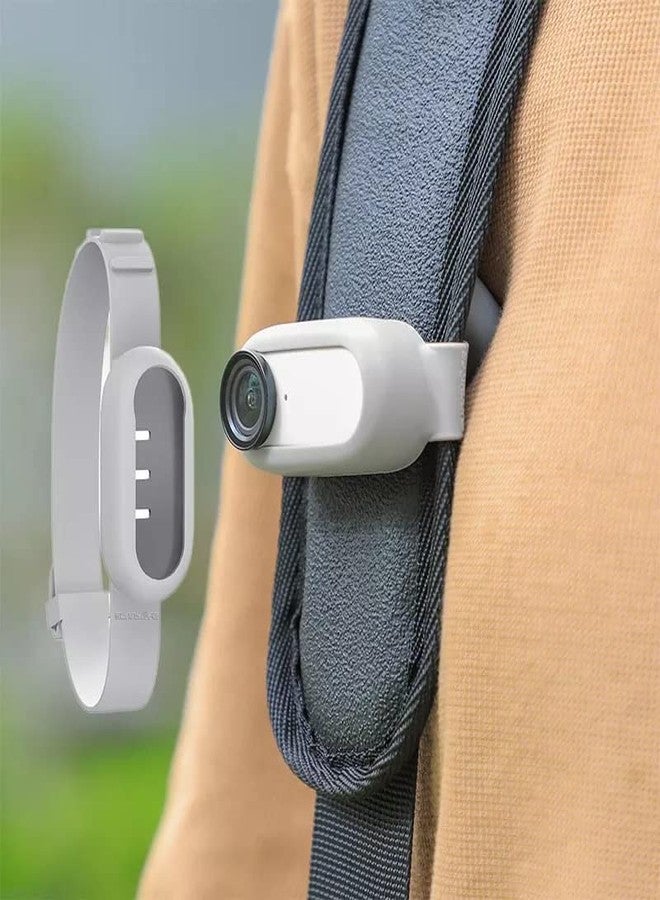 GetZget حامل GetZget® Go 2 لكاميرا Insta360 GO 2، حزام محول متعدد الاستخدامات، متوافق مع DJI Mini 2/3/4/5 Pro/Air 2s/الدراجة/المعصم/الحقيبة، ملحقات حزام - Image 5