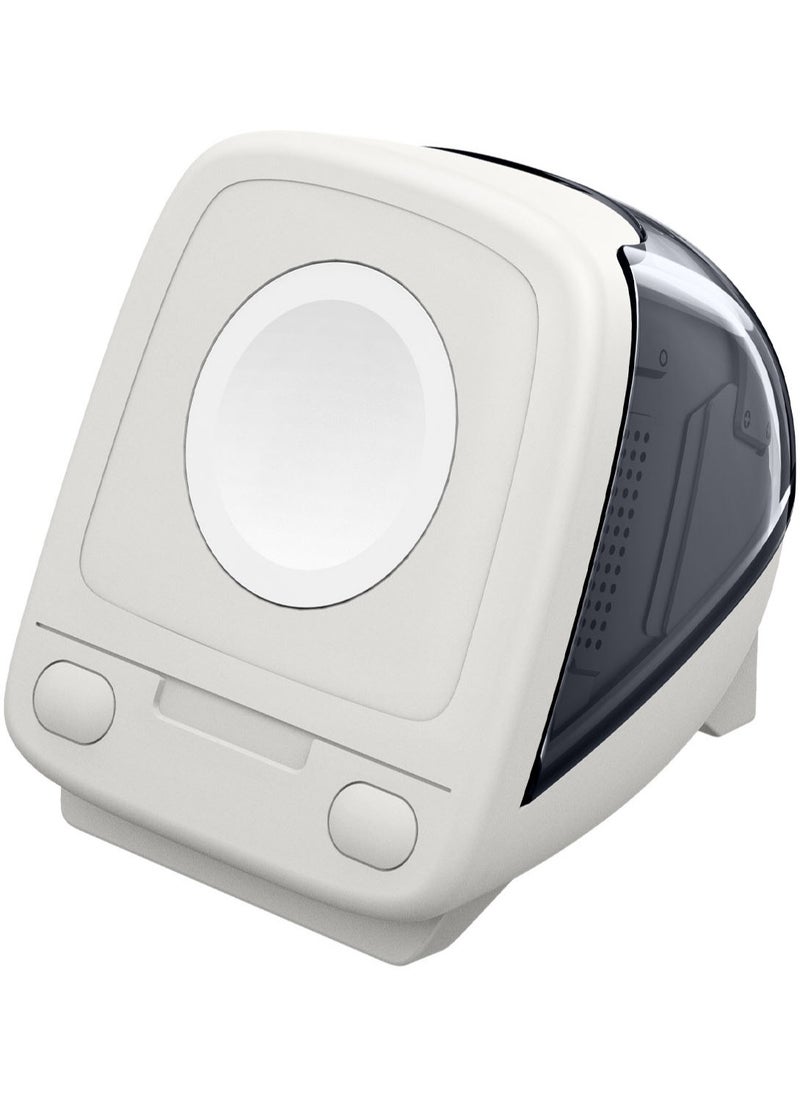 Spigen Classic C1 Apple Watch Charger Stand for Apple Watch Ultra 2/1, Series 10/9/8/SE2/7/6/SE/5/4 (49mm,46mm,45mm,44mm,42mm,41mm,40mm) - Graphite  - Image 1