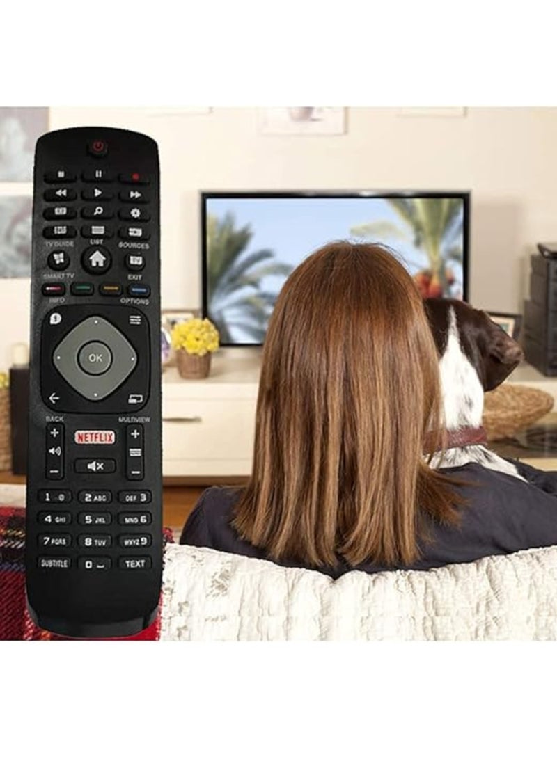 ELTRAZONE Replacement Remote Control for Philips TV 55PUS7180/12 | 55PUS7181 | 55PUS7181/12 | 55PUS7272 | 55PUS7272/12 | 55PUS7502 with Battery - Image 4