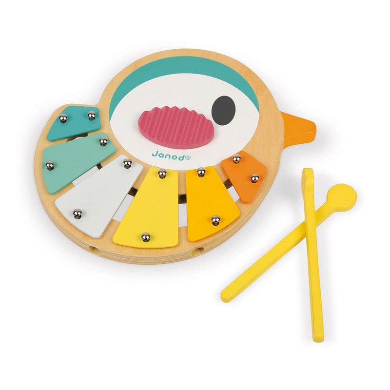 Janod Pure Bird Wooden Children's Xylophone - Ages 1+ - J05163 - Image 2