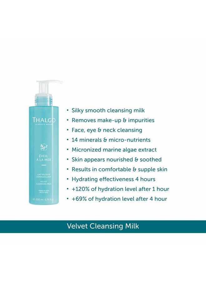 Thalgo - Velvet Cleansing Milk 200Ml For Gentle Makeup Removal And Hydrated Skin. - Image 1