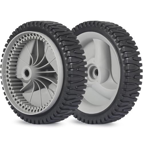 GICOOL 583719501 194231X460 Front Drive Wheels 8 Inch Wheels Fit for Craftsman Husqvarna HU Self Propelled Lawn Mower Pack of 2 - Image 1