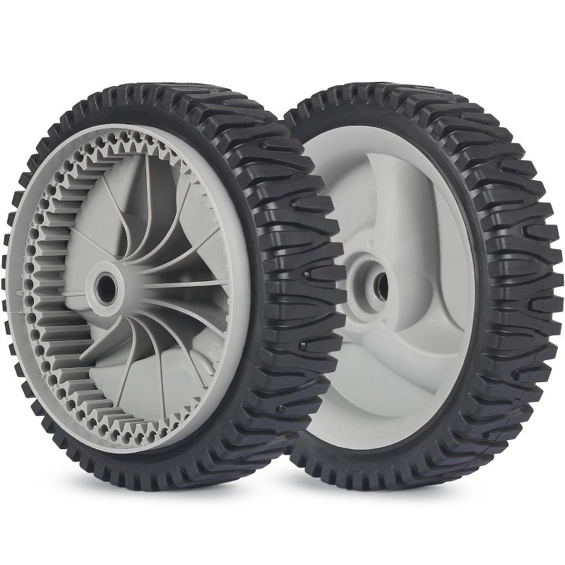 GICOOL 583719501 194231X460 Front Drive Wheels 8 Inch Wheels Fit for Craftsman Husqvarna HU Self Propelled Lawn Mower Pack of 2 - Image 2