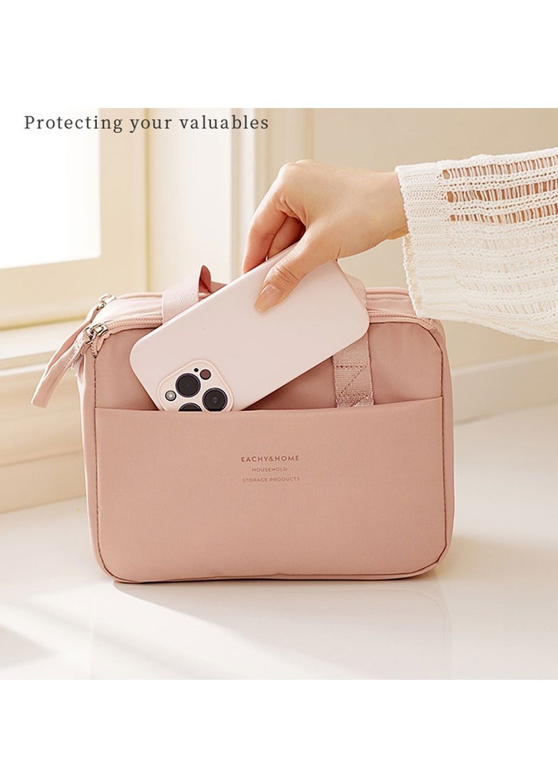 Aurrako Lunch Box Bag for Women Adults Men with Adjustable Shoulder Strap,Reusable Cute Lunch Pail bag for Lunch Box - Leakproof, Insulated Lunch Box Tote with Large Capacity, Cooler Lunch Container for Work/Travel/Office (Pink) - Image 4