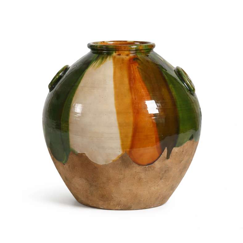 Pan Home Orcio Terracotta Urn Glaze Vase 33x33x36cm - MultiColour - 112CPZ9900008 - Image 3