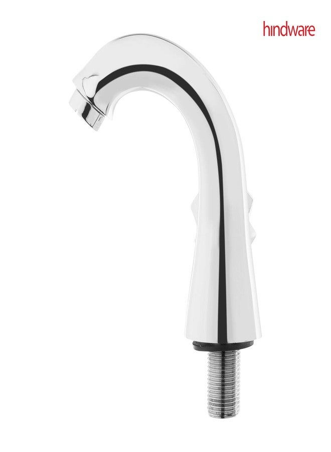 Hindware Lyra F920040CP Kitchen Sink Tap with Swan Neck, Brass with Chrome Finish - Image 3