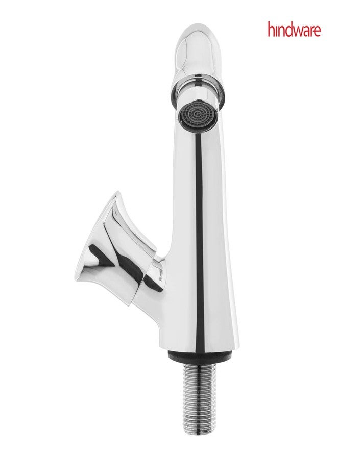 Hindware Lyra F920040CP Kitchen Sink Tap with Swan Neck, Brass with Chrome Finish - Image 2