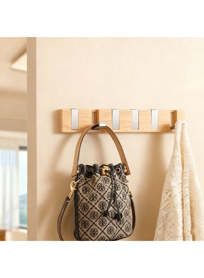 البيانو المفتاح نمط اللاصق الذاتي مستطيل الجدار المثبتة معطف رف, حديثة وأنيقة توفير المساحة الملابس شالق, ملابس متعددة الوظائف شالق, خطاف الحمام - Image 1