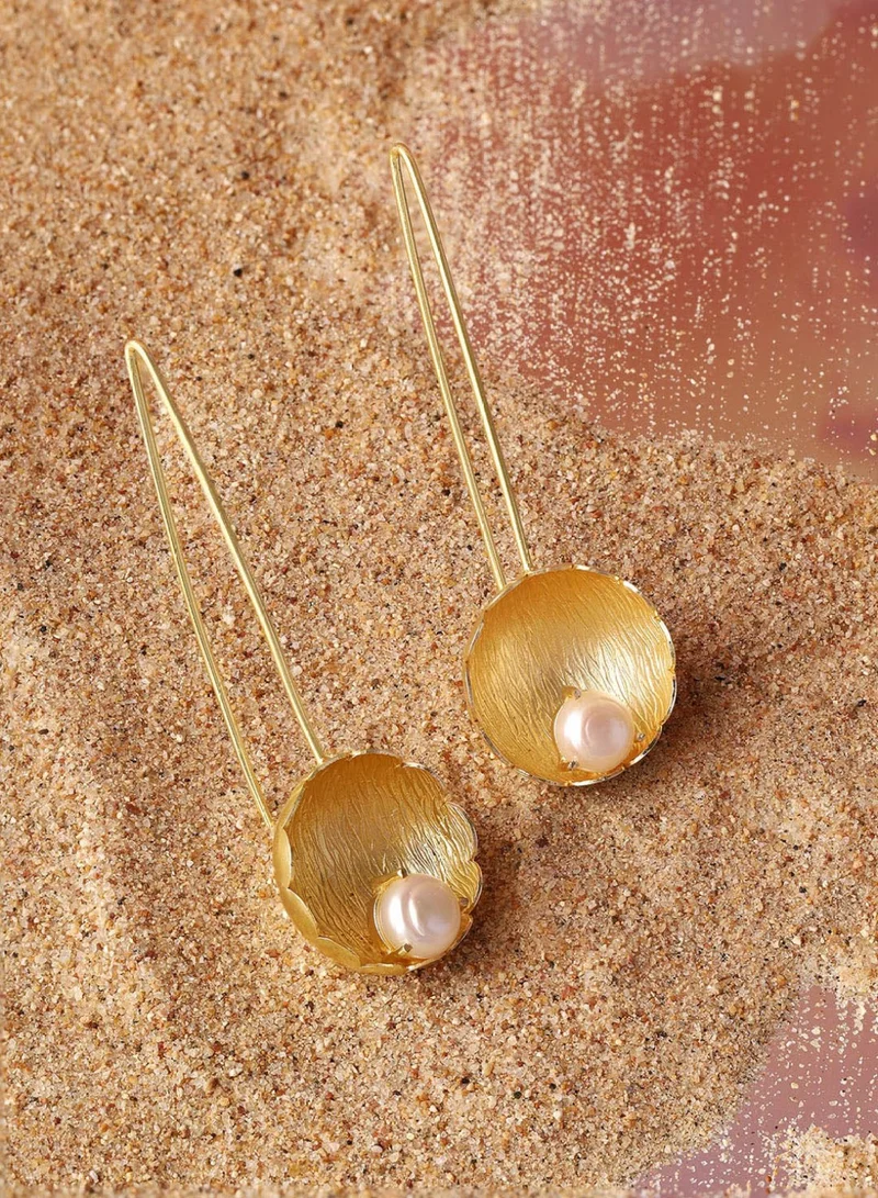 برياسي Pearls Hoop Earrings