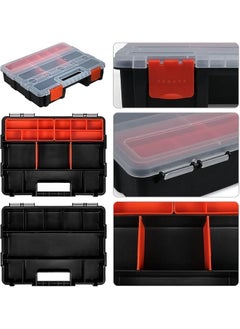 SEVIA Sevia Plastic Tool Storage Box for Nails Screws Nuts and Bolts Stackable MultiUtility Tool Organizer Box Portable Storage Box Storage Box Component Box Electronic Component Box  - Image 3