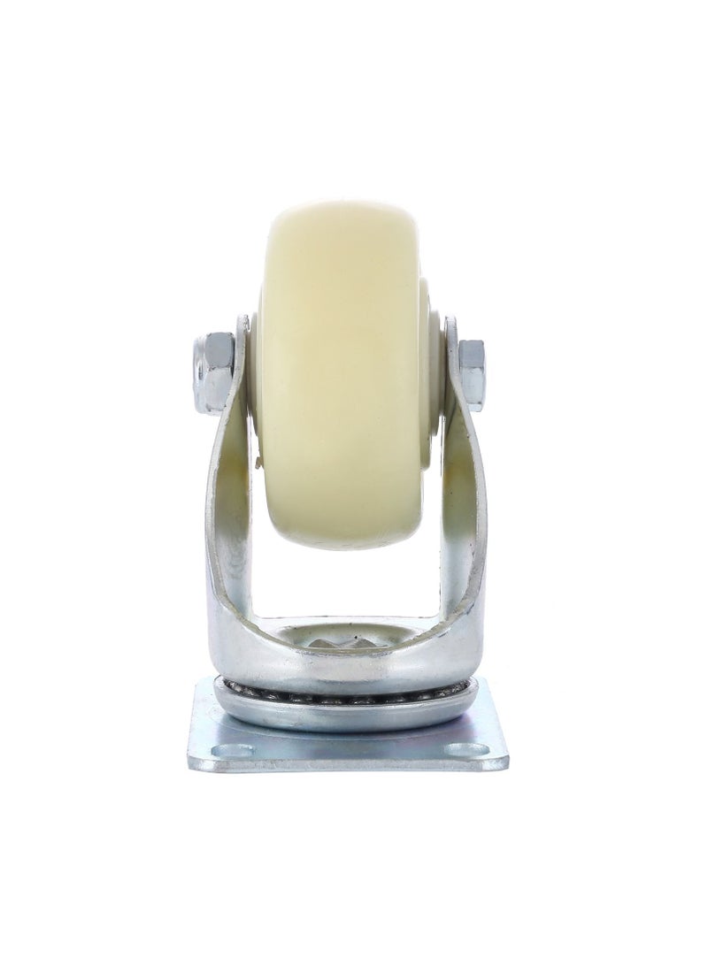 بي إم بي تولز طقم عجلات متحركة من البولي بروبيلين مع كرة مزدوجة مكون من قطعتين - 50 ملم - أبيض - Image 4