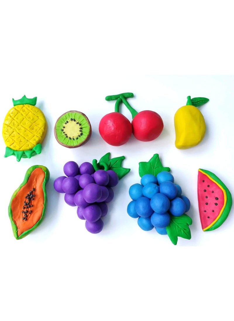 ArtBee ArtBee® Polymer Clay 10 Pieces with 8 pcs Tool Set  - Image 4