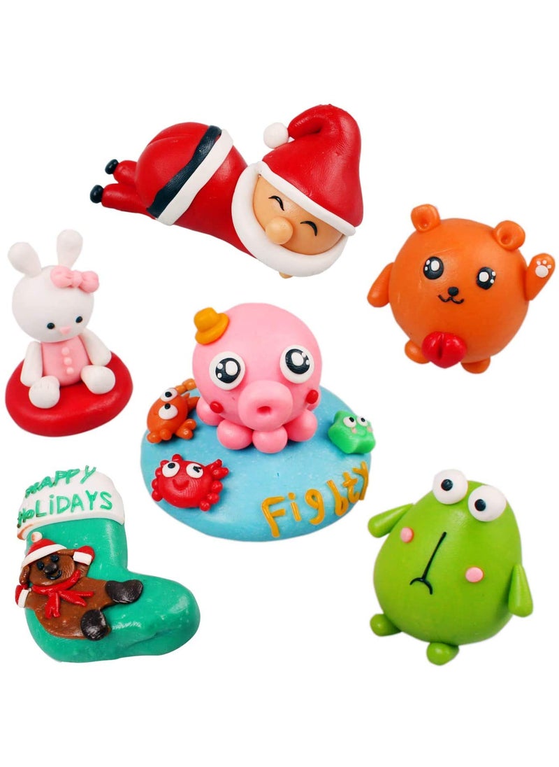 ArtBee ArtBee® Polymer Clay 10 Pieces with 8 pcs Tool Set  - Image 5