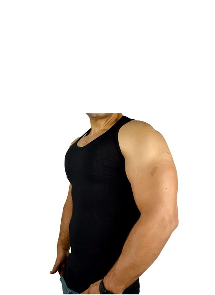 Future Sleeveless Undershirt, Black For men Size XXL  - Image 2