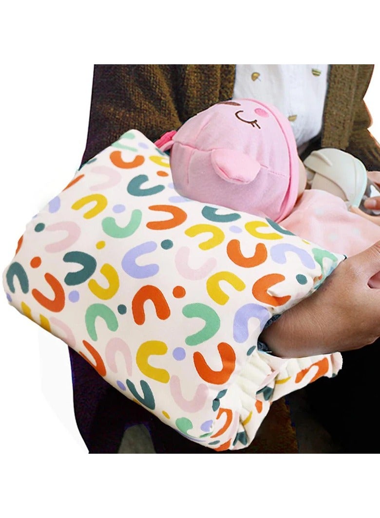 Feeding Pillow - Multifunctional Arm Pillow, Cozy Cradle Nursing, Soft Head Support & Protection Pillow for Breastfeeding, Head Shape Pillow, Slanting Baby Pillow, Perfect Comfort for Mom and Baby  - Image 1