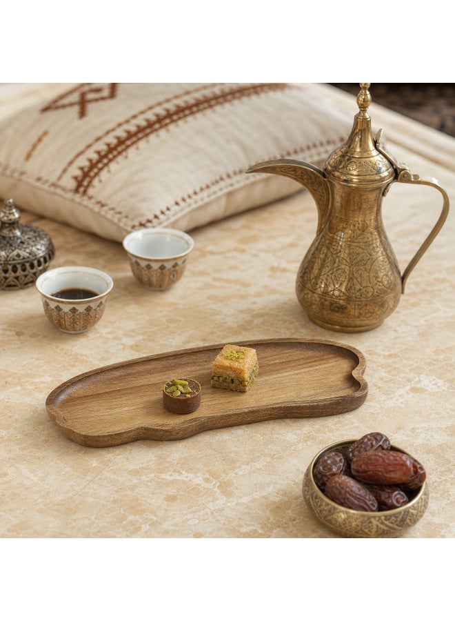 علبة سحابة خشبية فاخرة | ريفي ديكور المنزل | علبة خدمة للقهوة والحلويات | علبة هدية أنيقة - Image 4