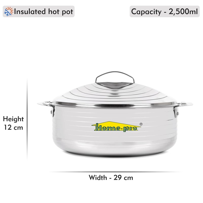 HomePro Stainless Steel Homepro Jupiter Hotpot Casserole 2500 ml - Image 2