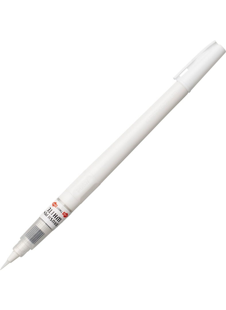 Zig Mangaka Brush Pen Refillable Brush Pen White 