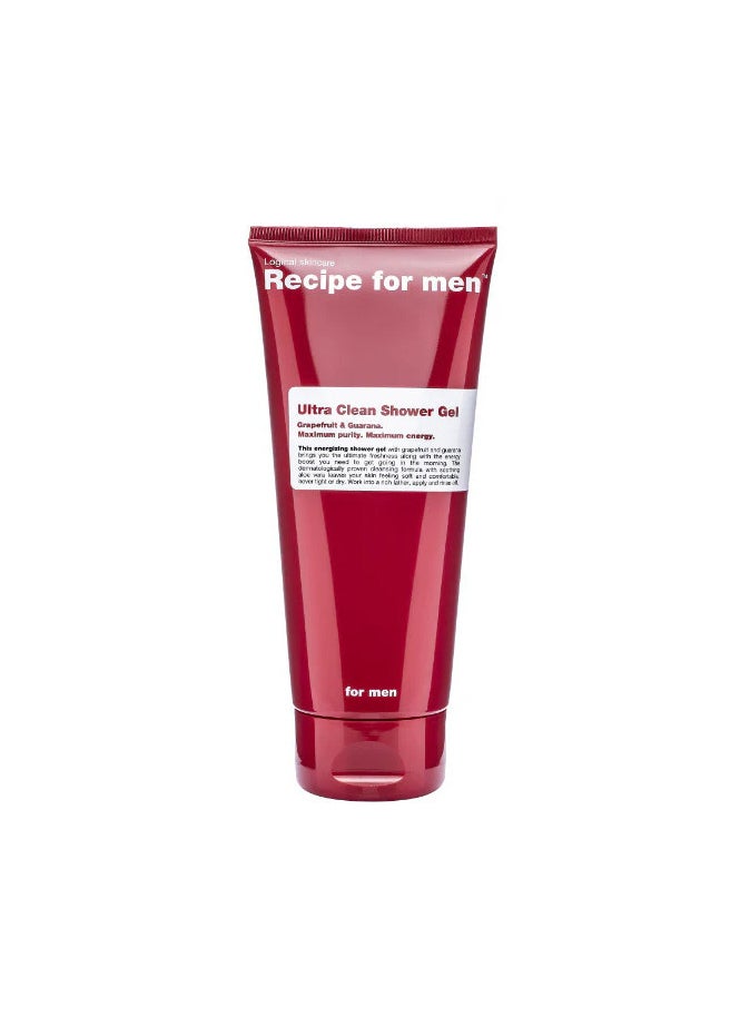 Recipe For Men Recipe for Men Ultra Clean Shower Gel | 200ml 