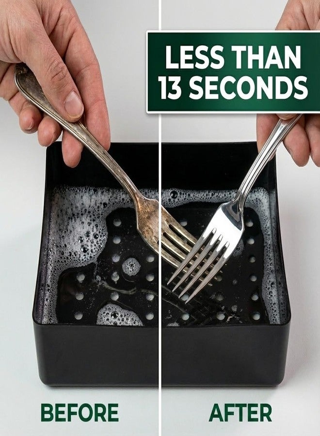 Nushine Magic Cleaning Plate (LARGE 230x 154mm) - cleans many items at once! Reuse multiple times, no harsh chemicals involved - Image 2