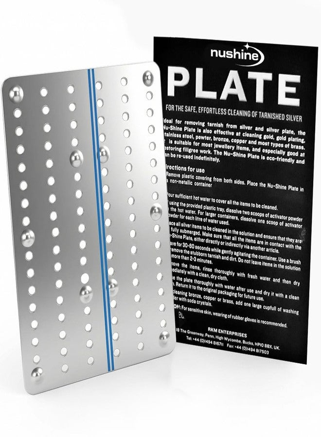 Nushine Magic Cleaning Plate (LARGE 230x 154mm) - cleans many items at once! Reuse multiple times, no harsh chemicals involved - Image 1