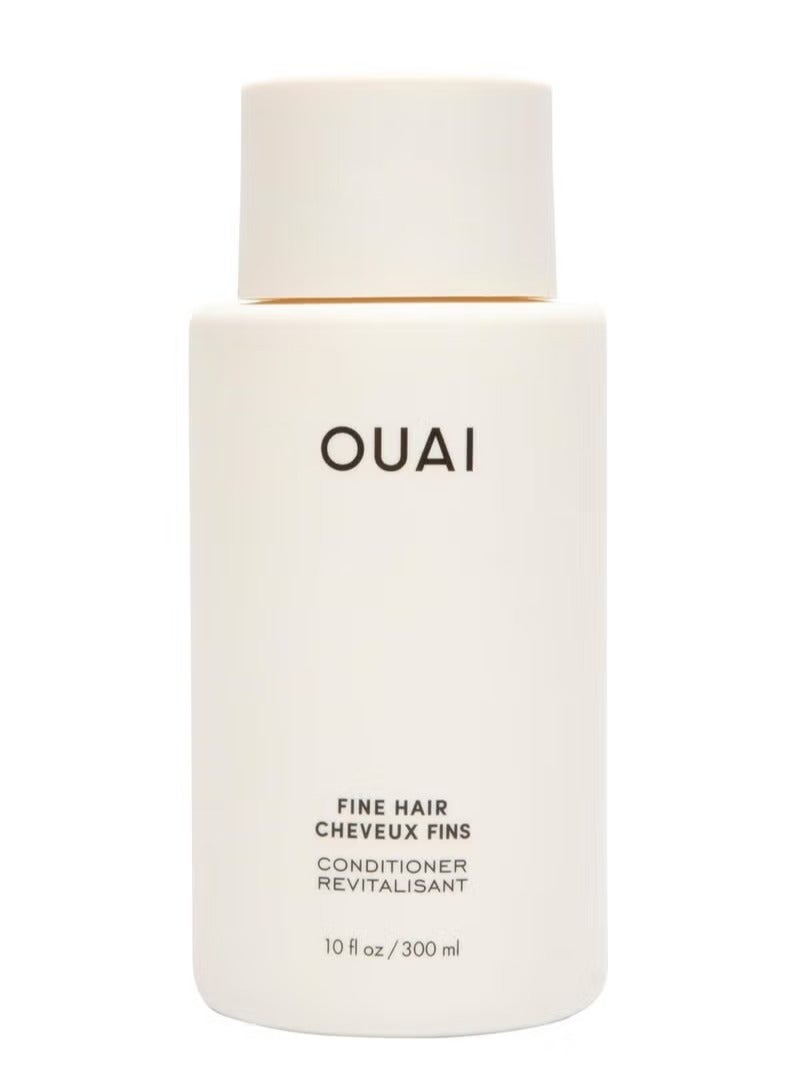 أواي مكيف الشعر الدقيق - مكيف الحجم للشعر الدقيق المصنوع من الكيراتين والبيوتين وزيت بذور تشيا - يضيف لينة والارتداد والحجم - خالي من البارابينات والكبريتات والفثالات (10 أوقية) - Image 1