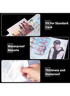 Chengu 30 Pcs Binder Pockets Clear 4 Pocket 2 Pocket 1 Pocket Pouch Document Folders Trading Card Binder Card Sleeves Photo Album Pages For 6 Ring Binder A5 Pocket Sleeves Refill Sheets  - Image 4